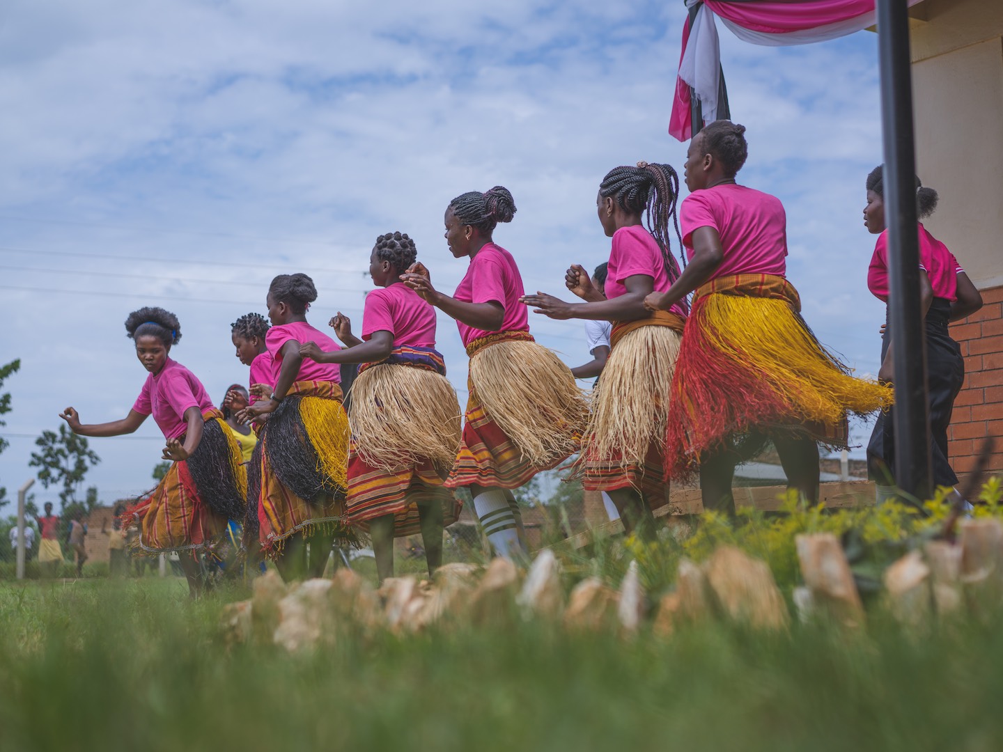 Girls performing at the Hope58 campus