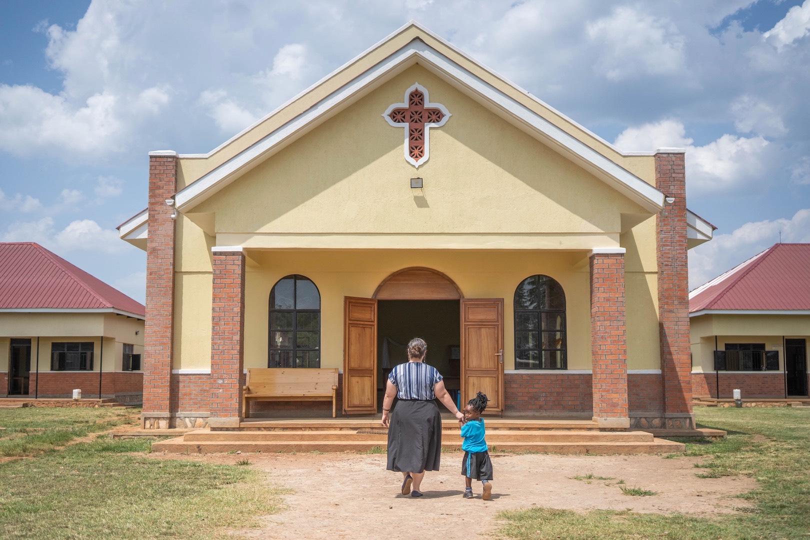 Andrea%20with%20Rose%20in%20front%20of%20church